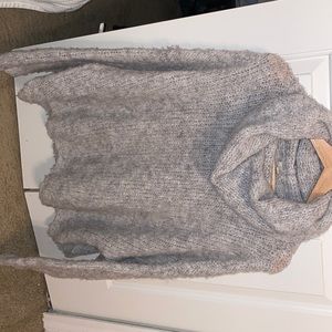 Grey knitted sweater size medium